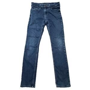 Paige Lennox Jeans Mens 32x32 Blue Slim Straight Stretch Preppy Medium Wash